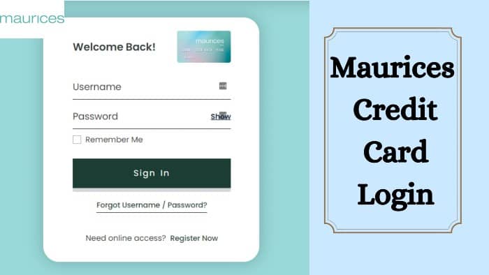 My Maurices Credit Card Login